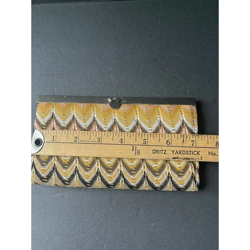 Womens Vintage Wristlet Fabric Clutch Wallet Cocktail Evening Handbag ￼